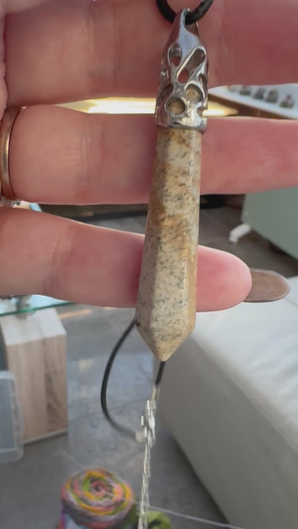 Picture Jasper pendant